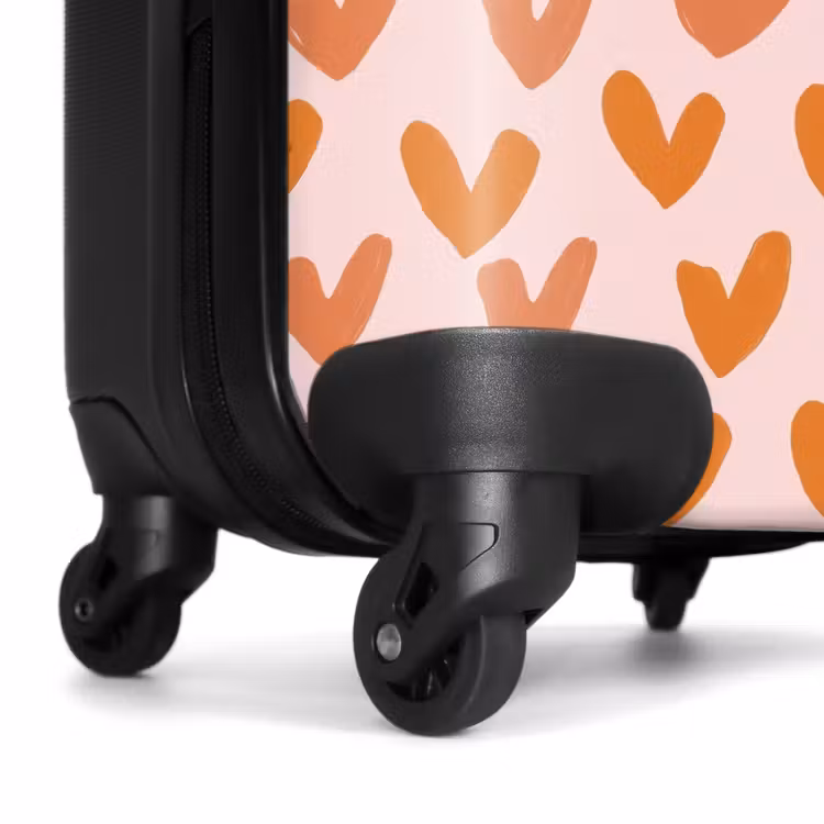 Koffer - Herzen - Signiert - Orange — 7