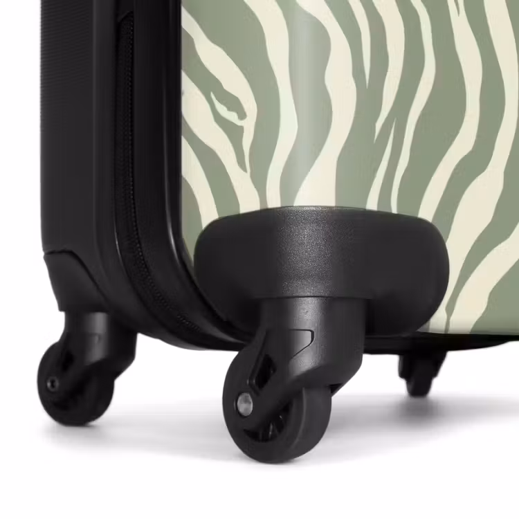 Koffer - Zebra - Motiv - Grün — 7