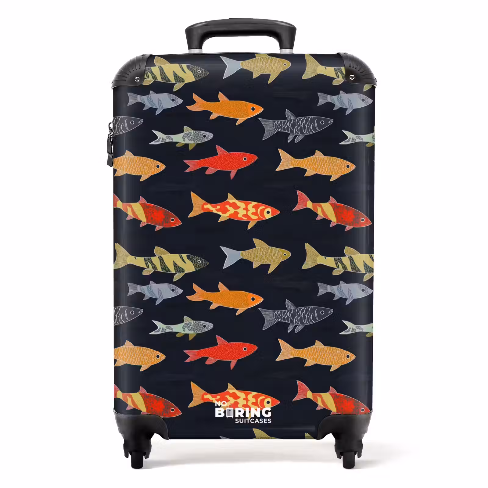 Koffer - Fisch - Muster - Farbenfroh — 1