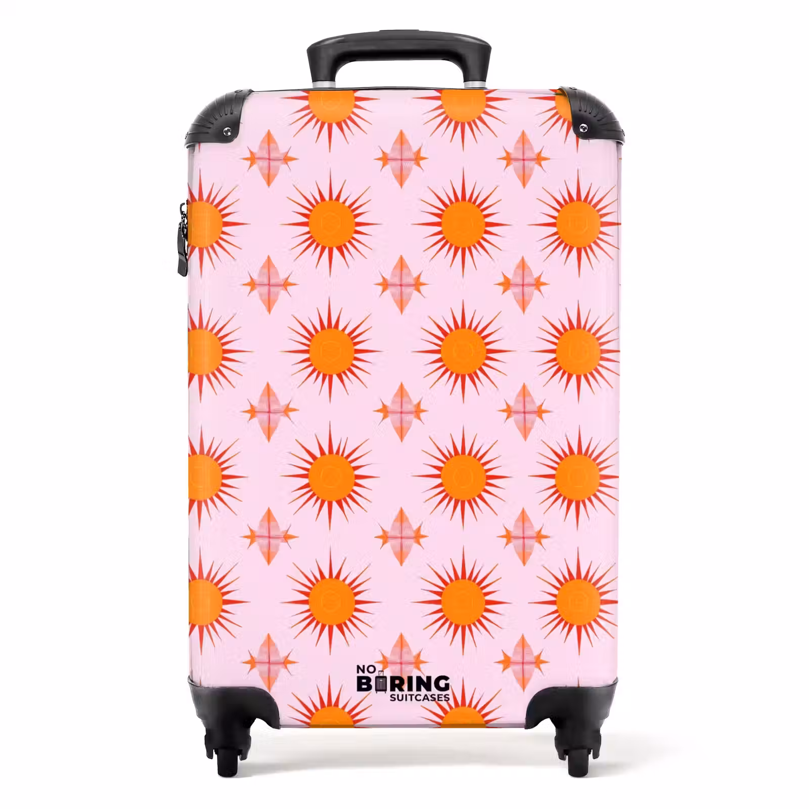Koffer - Sonne - Muster - Rosa — 1