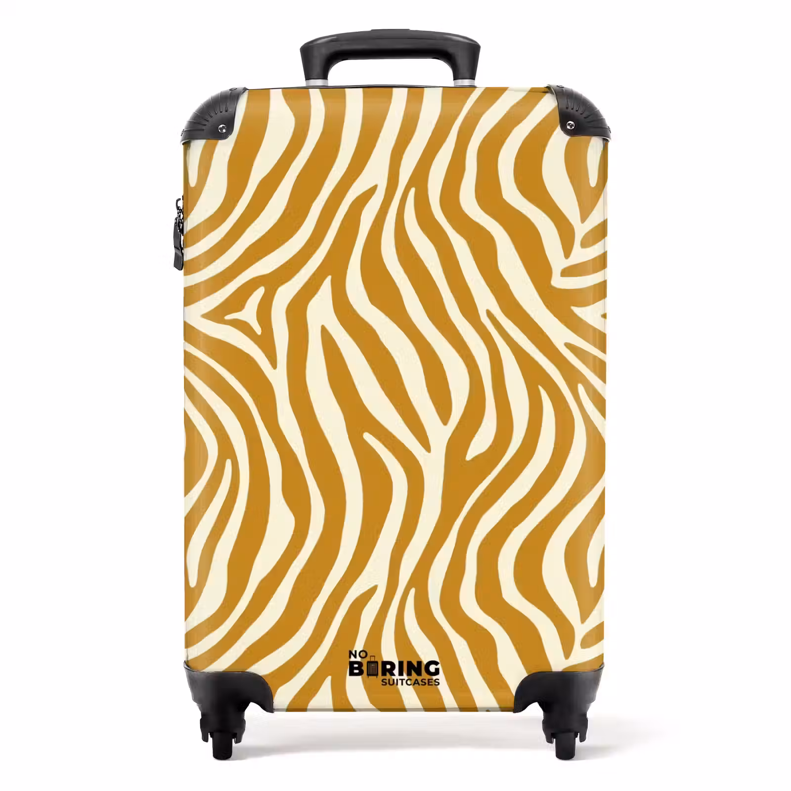 Koffer - Zebra - Klassisch - Ocker - Gelb — 1