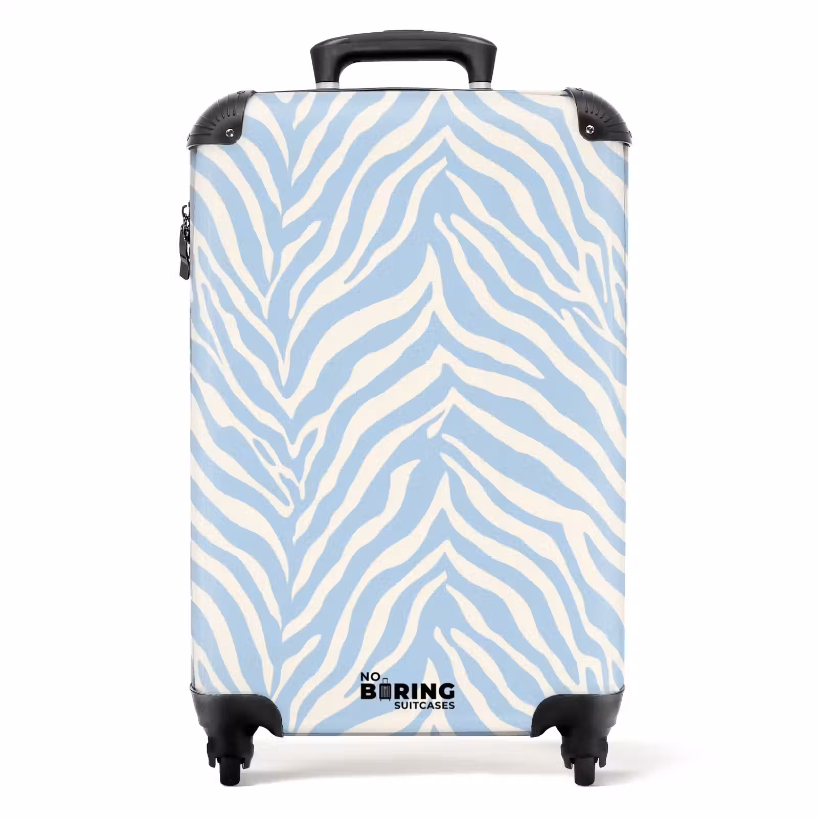 Koffer - Zebra - Motiv - Blau - Weiß — 1