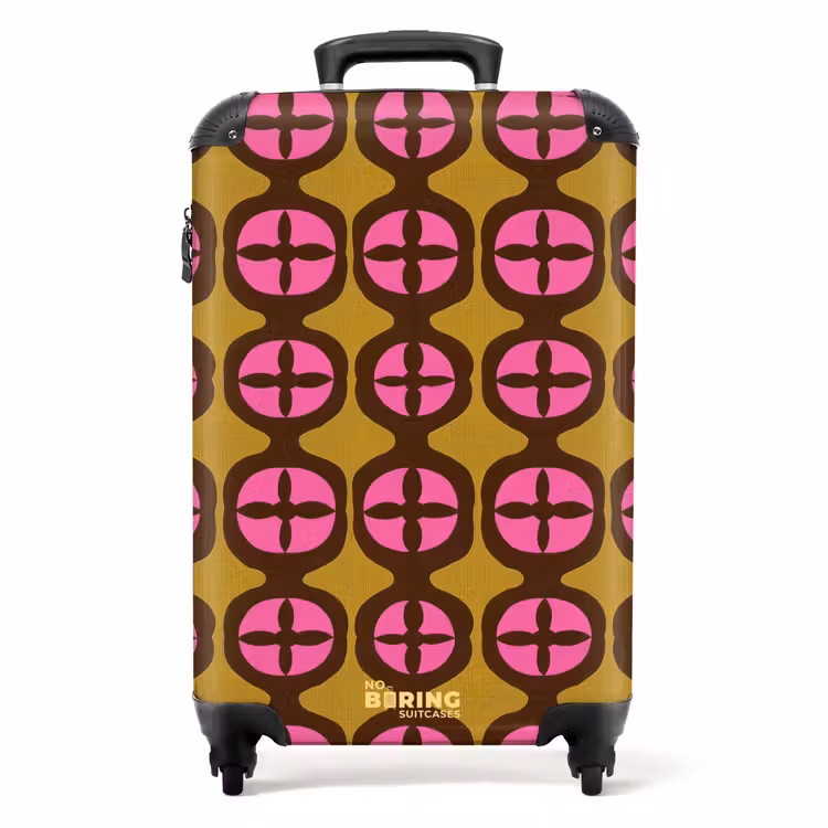 Koffer - Modern - Gemustert - Rosa — 1