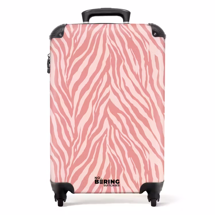 Koffer - Zebra - Druck - Rosa — 1
