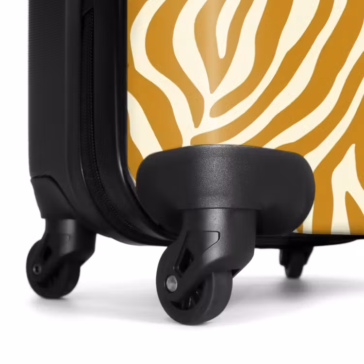 Koffer - Zebra - Klassisch - Ocker - Gelb — 7