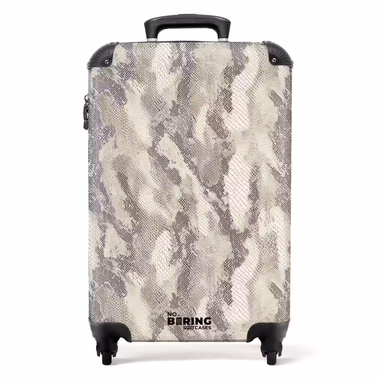 Koffer - Schlange - Muster - Taupe — 1