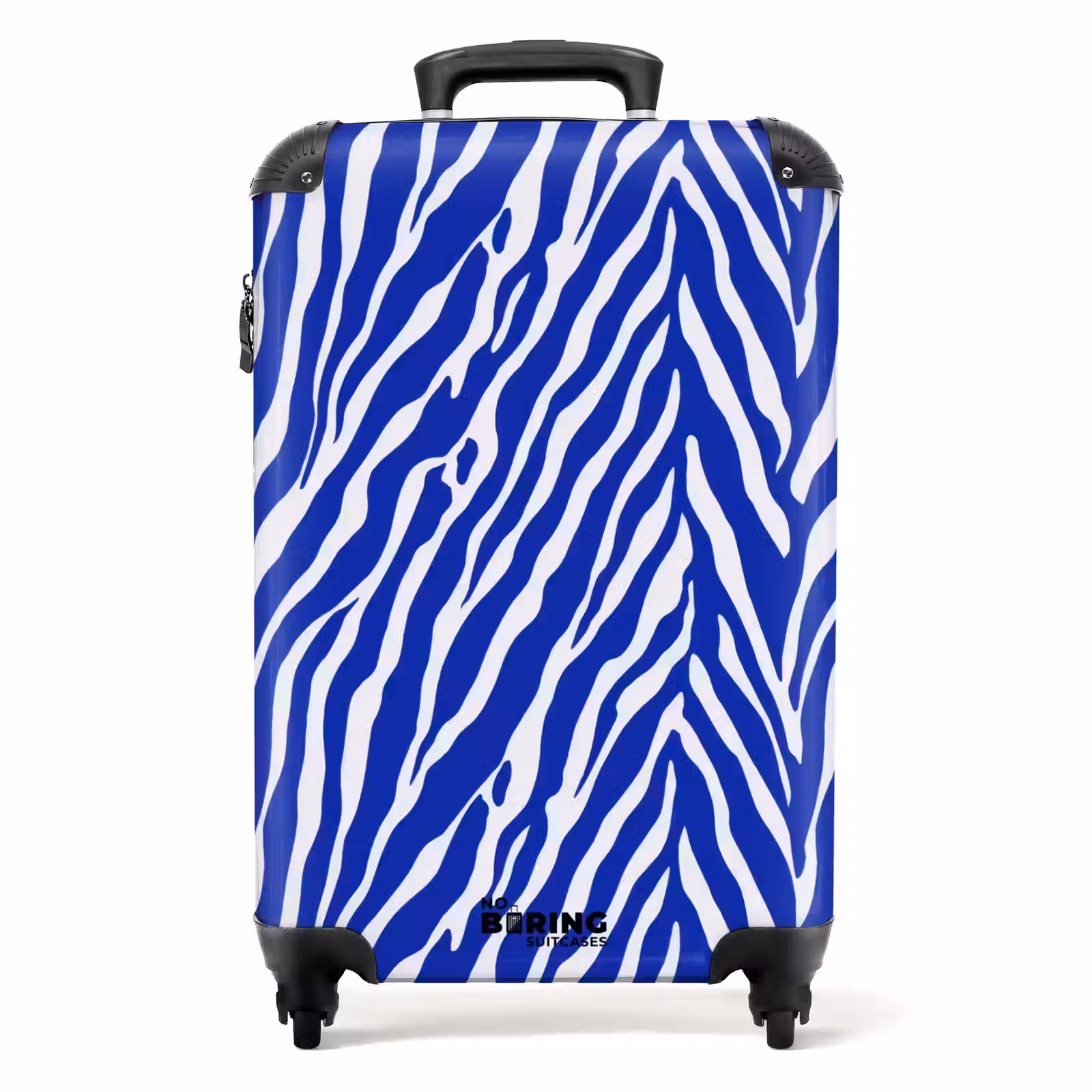 Koffer - Zebra - Muster - Kobalt - Blau — 1