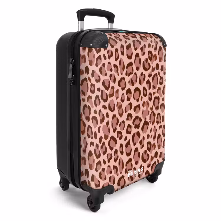 Koffer - Leopard - Muster - Rosa — 2
