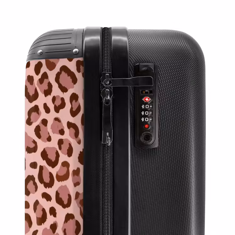 Koffer - Leopard - Muster - Rosa — 6