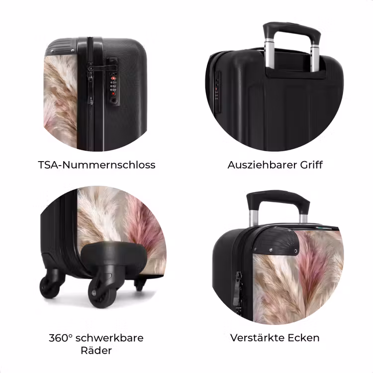 Koffer - Pampasgras - Flauschig - Farbenfroh — 8