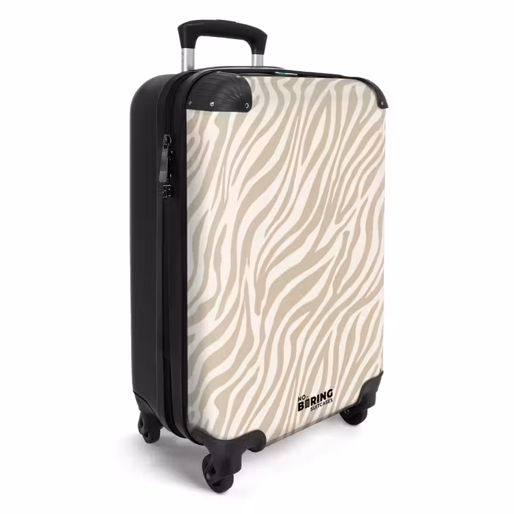 Koffer - Zebra - Muster - Beige — 2