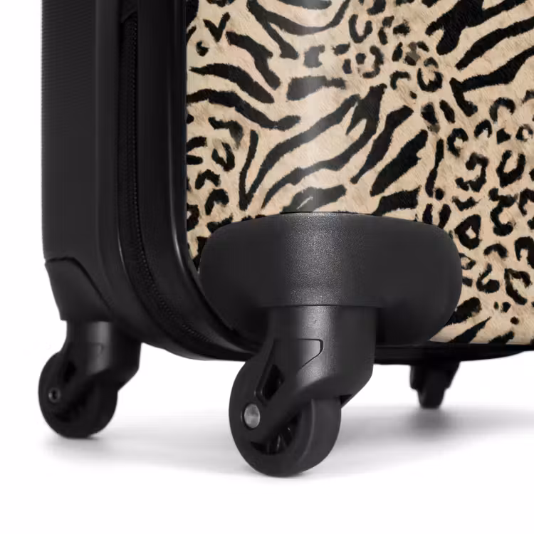Koffer - Giraffe - Zebra - Motiv - Braun — 7