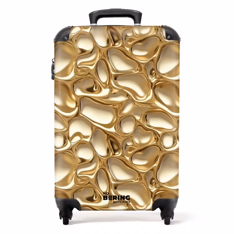 Koffer - Abstrakt - Modern - Gold — 1