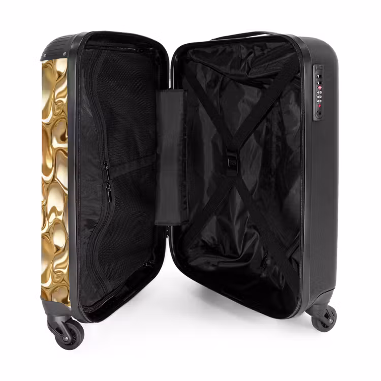 Koffer - Abstrakt - Modern - Gold — 5