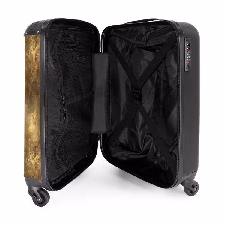 Koffer - Antik - Metallic-Look - Gold — 5