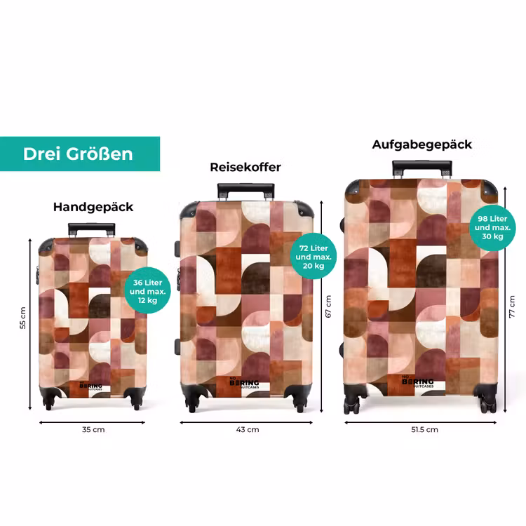 Koffer - Geometrie - Modern - Retro — 3