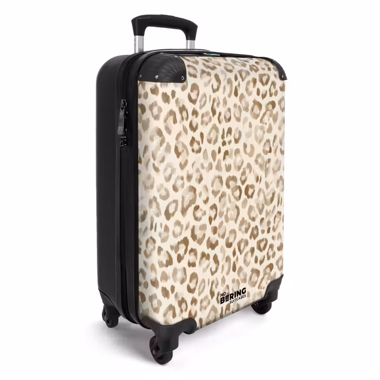 Koffer - Leopard - Klassisch - Beige — 2