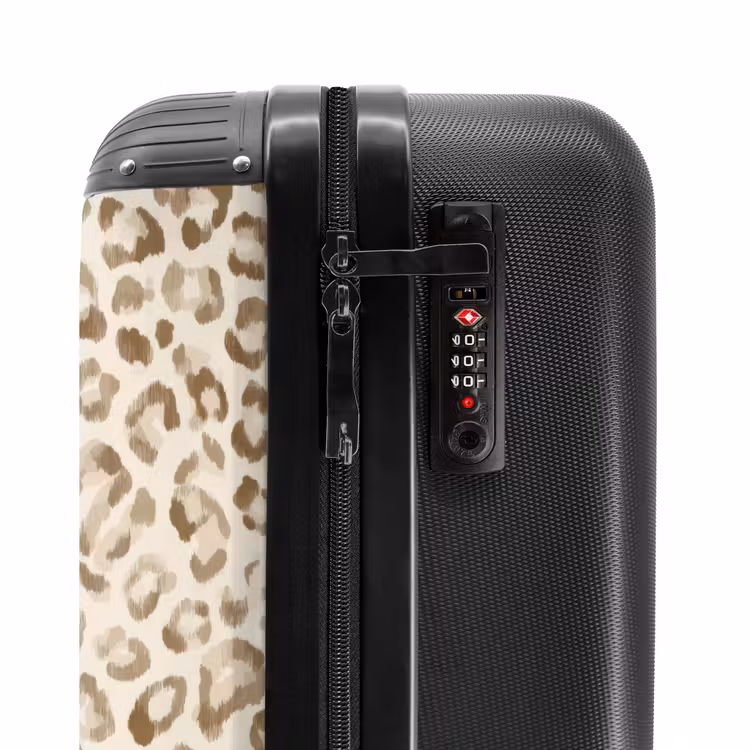 Koffer - Leopard - Klassisch - Beige — 6