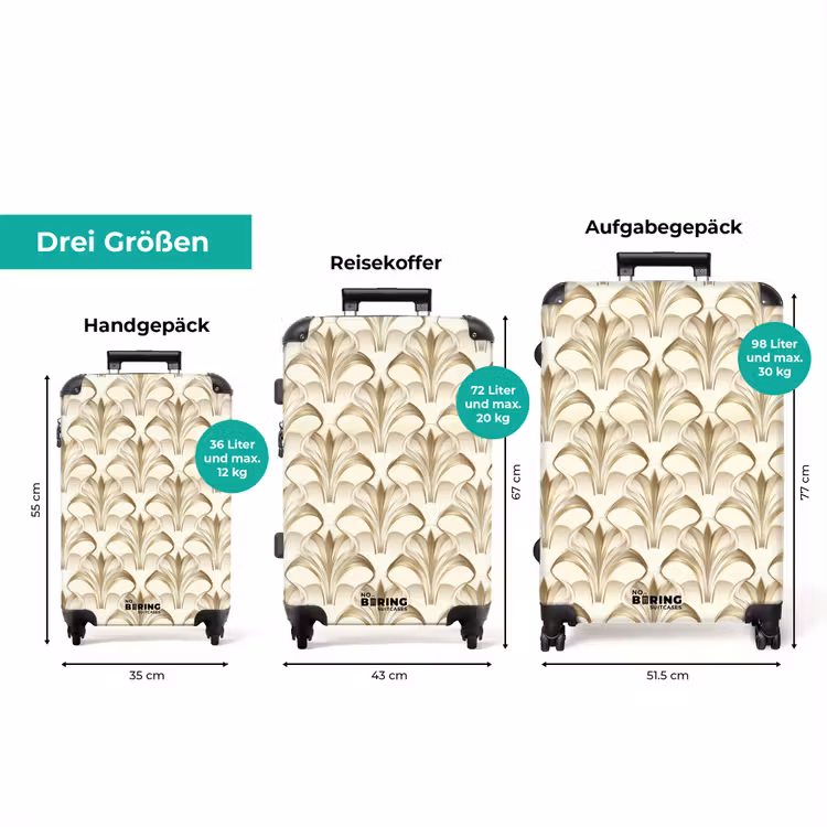 Koffer - Ornament - Barock - Gold — 3
