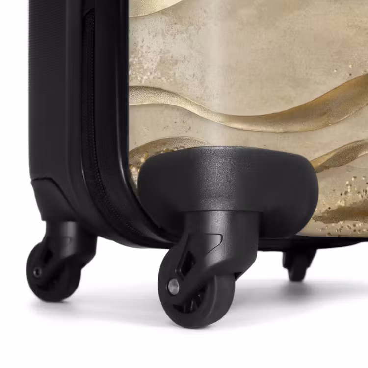 Koffer - Wellen - Muster - Gold — 7