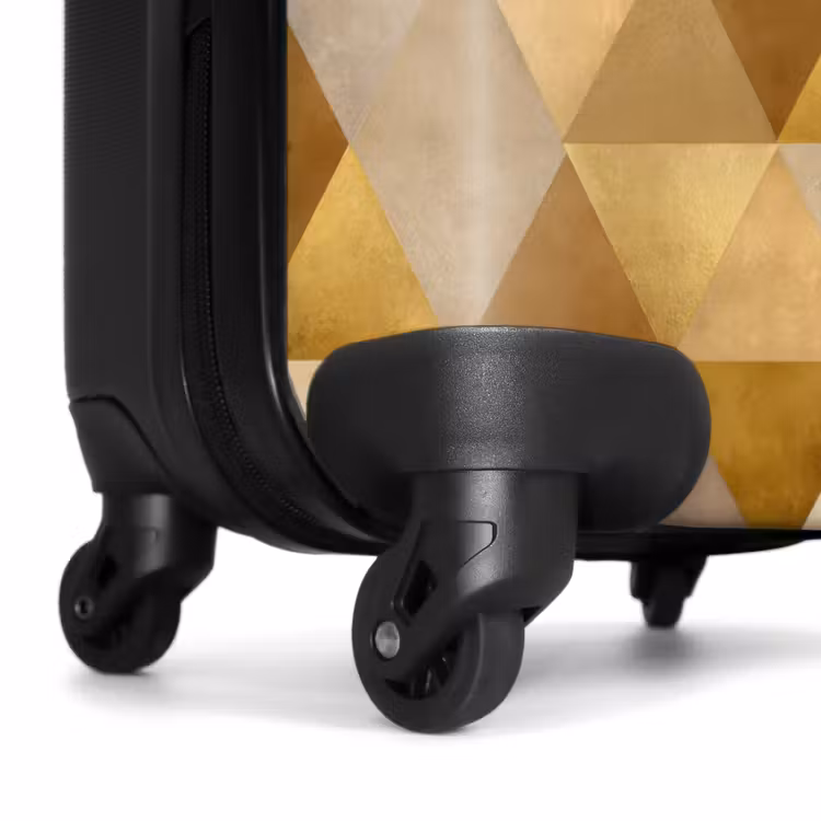 Koffer - Geometrisch - Dreieck - Gold — 7