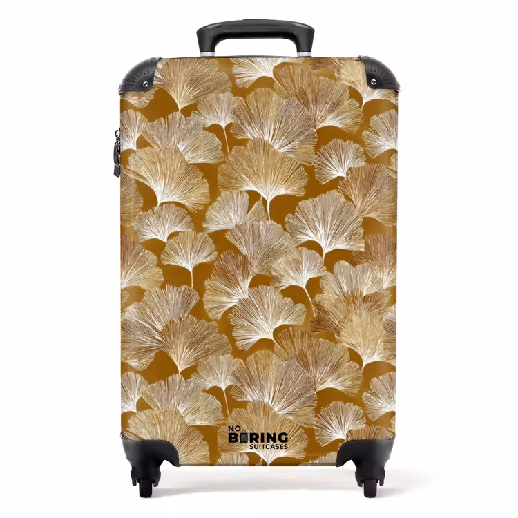 Koffer - Ginkgo - Blätter - Gold — 1