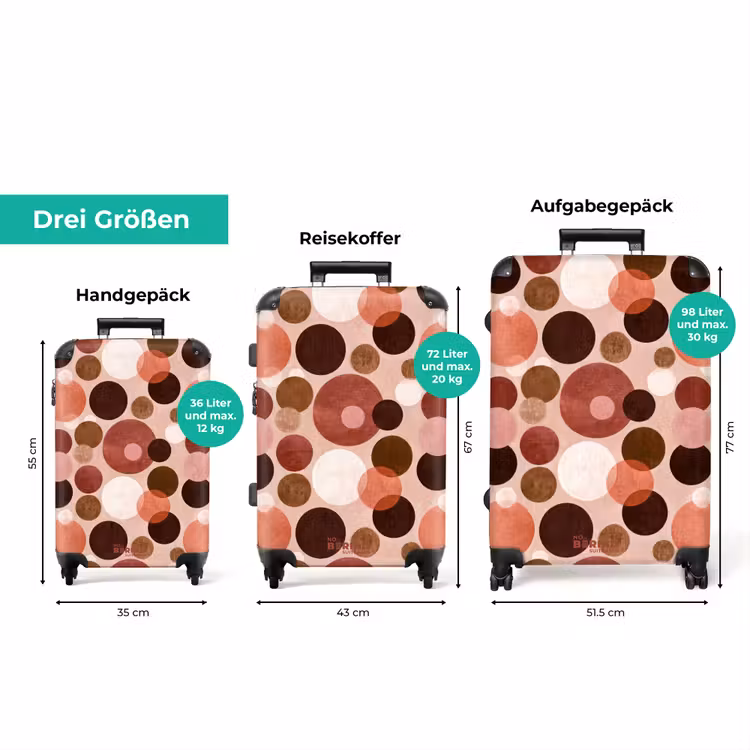 Koffer - Kreise - Modern - Farbenfroh — 3