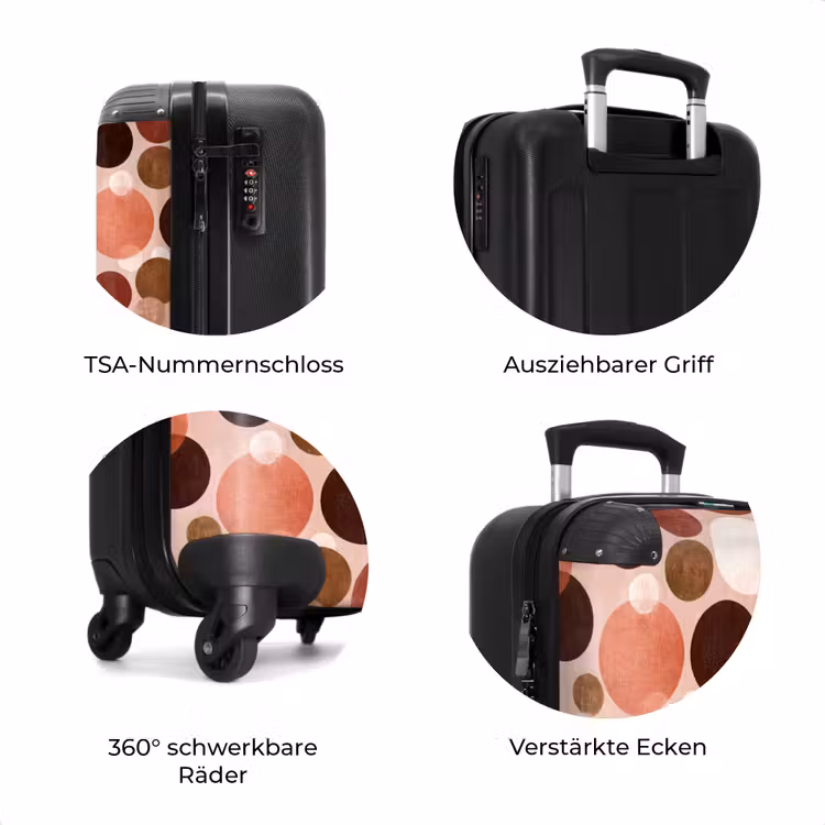 Koffer - Kreise - Modern - Farbenfroh — 8