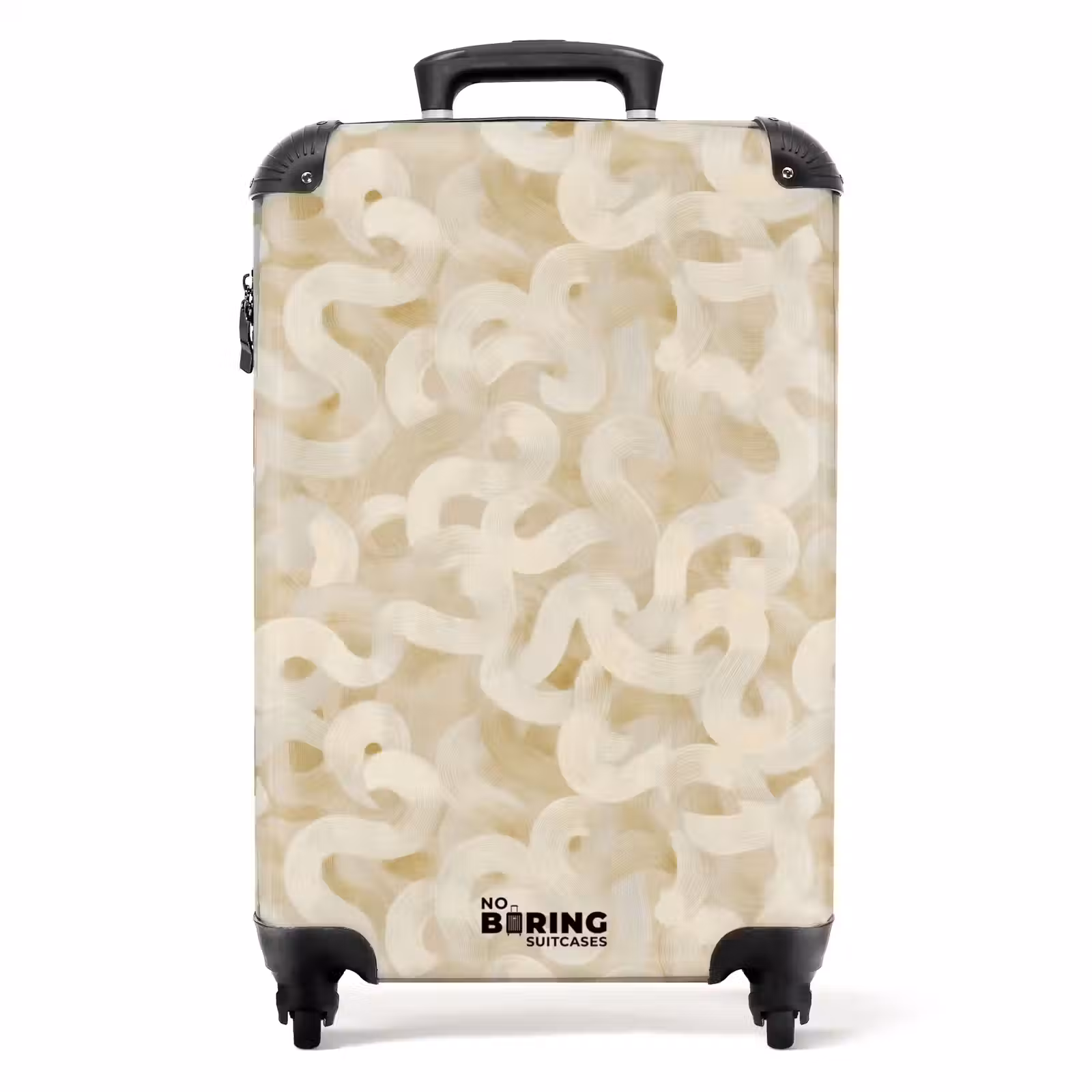 Koffer - Abstrakt - Linien - Beige — 1