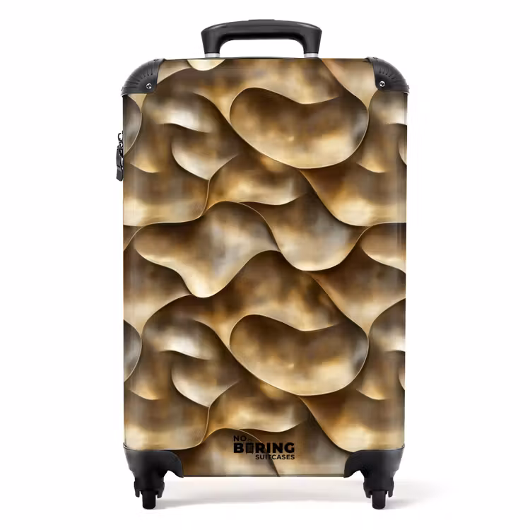 Koffer - Abstrakt - Antik - Gold — 1