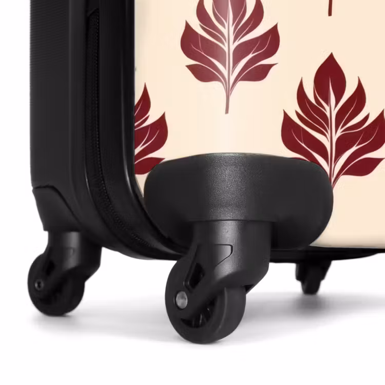 Koffer - Botanisch - Muster - Bordeaux — 7