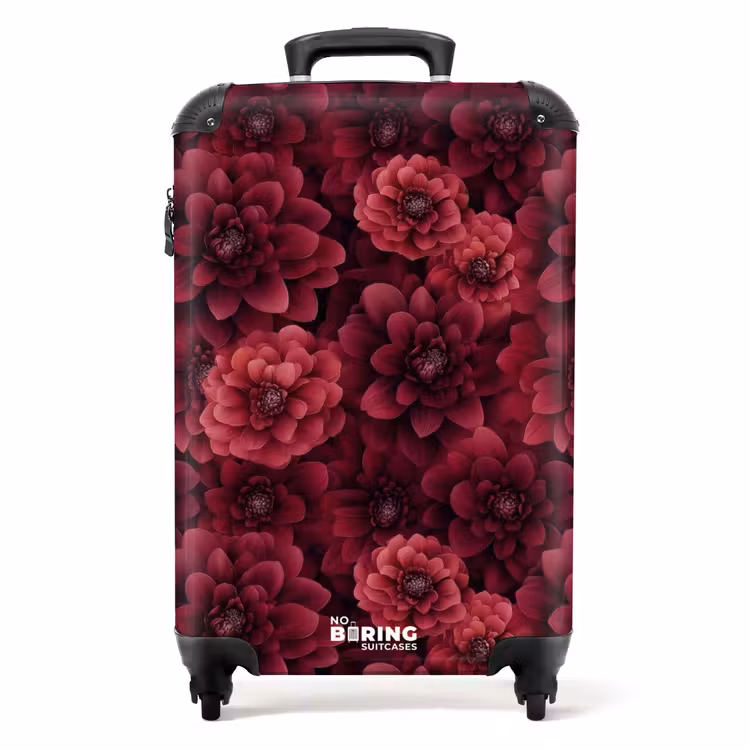 Koffer - Dahlien - Blumen - Rot — 1