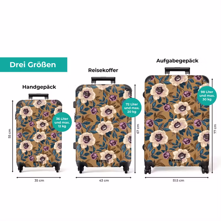Koffer - Floral - Stilleben - Farbenfroh — 3