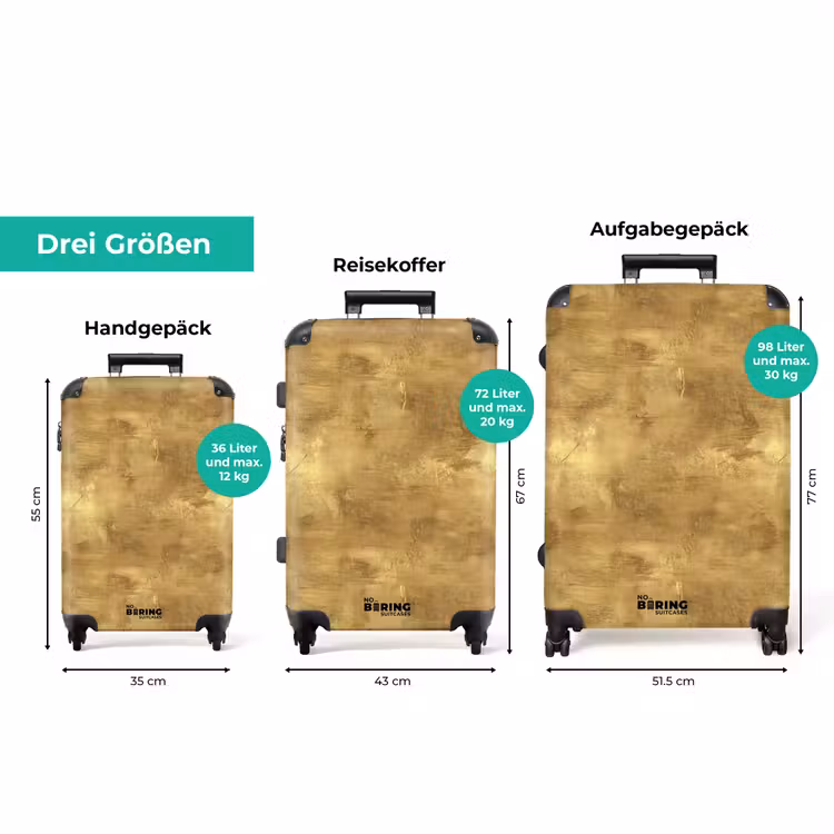 Koffer - Industriell - Textur - Gold — 3