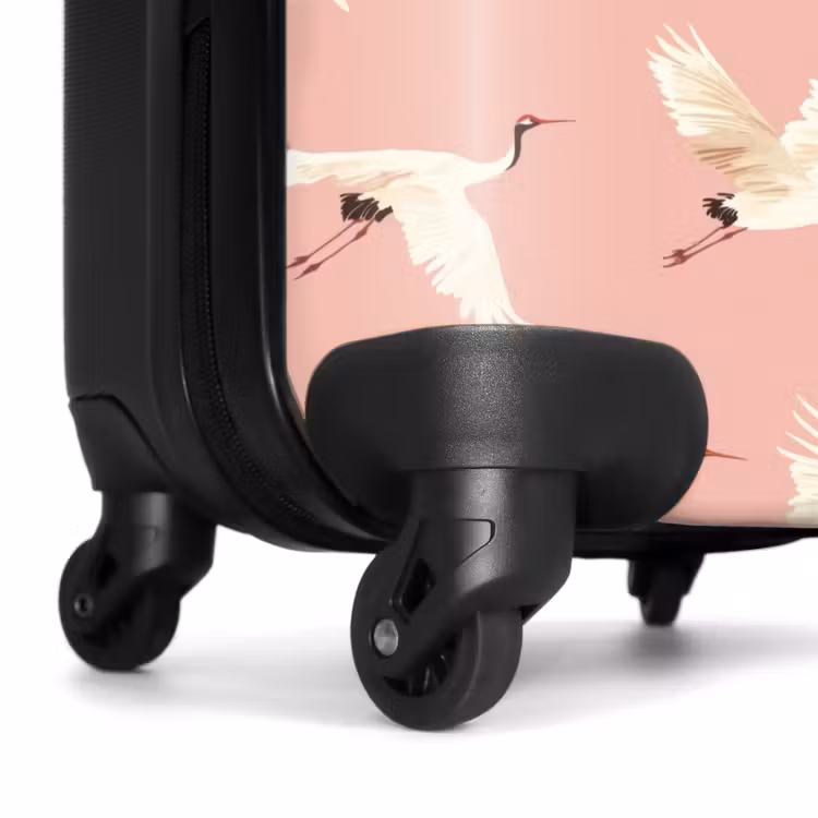 Koffer - Modern - Kraniche - Rosa — 7