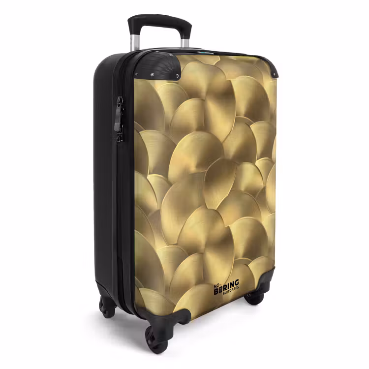 Koffer - Modern - Kreis - Gold — 2
