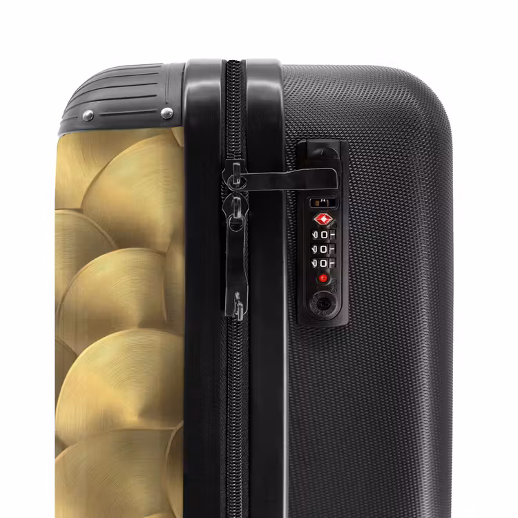 Koffer - Modern - Kreis - Gold — 6