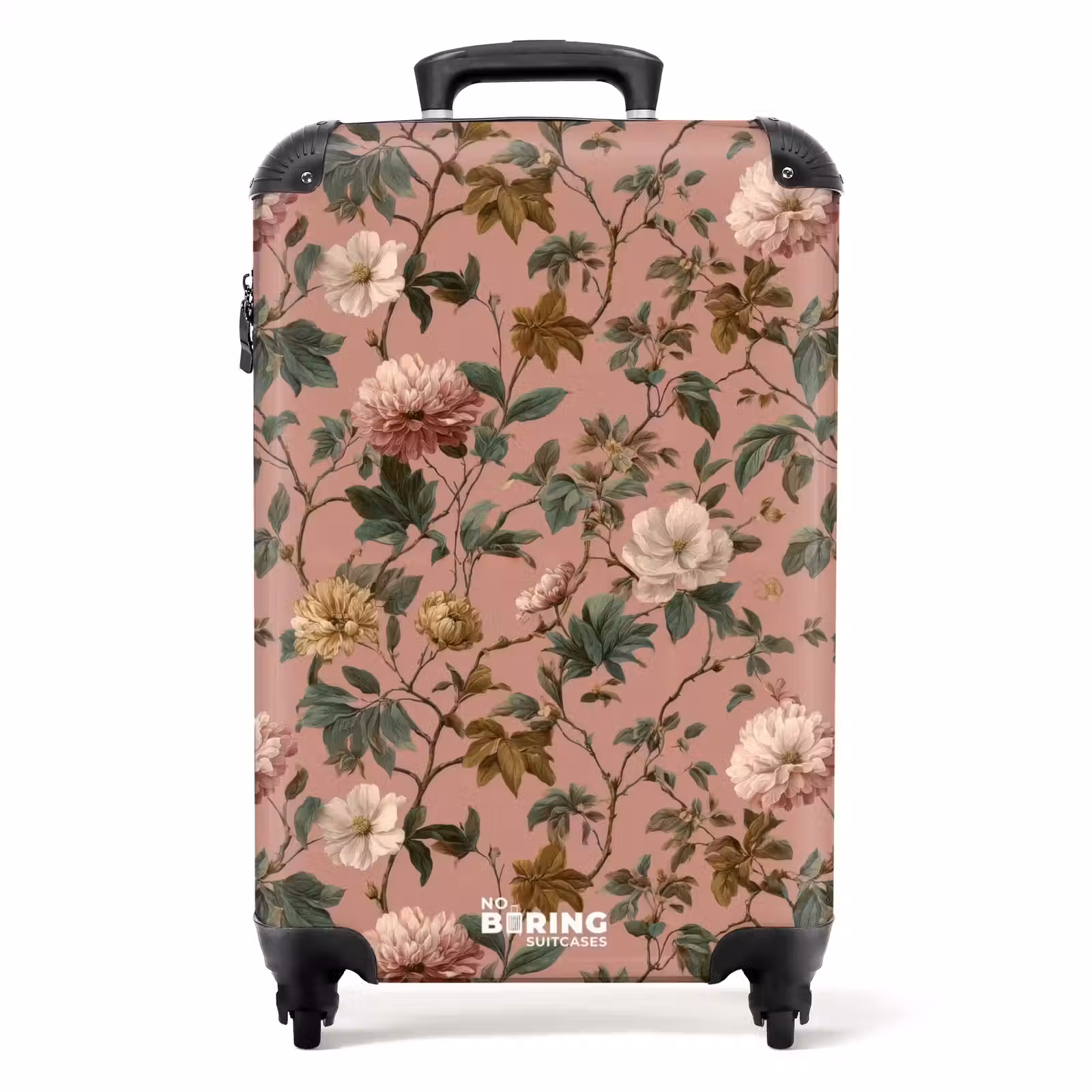 Koffer - Blumen - Klassisch - Rosa — 1