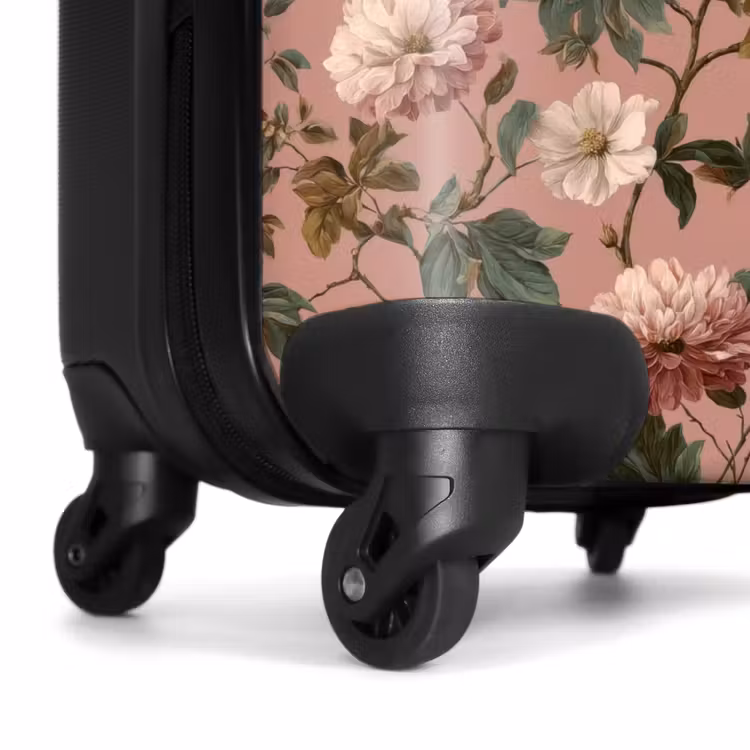 Koffer - Blumen - Klassisch - Rosa — 7