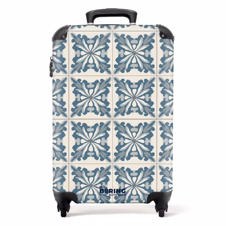 Koffer - Muster - Fliese - Blau — 1