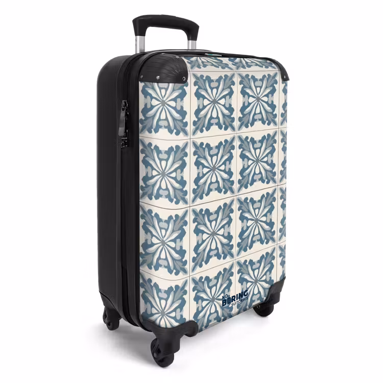 Koffer - Muster - Fliese - Blau — 2