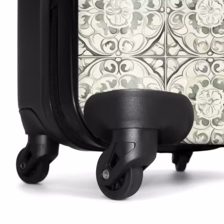 Koffer - Gelocktes Ornament - Fliese - Grün — 7