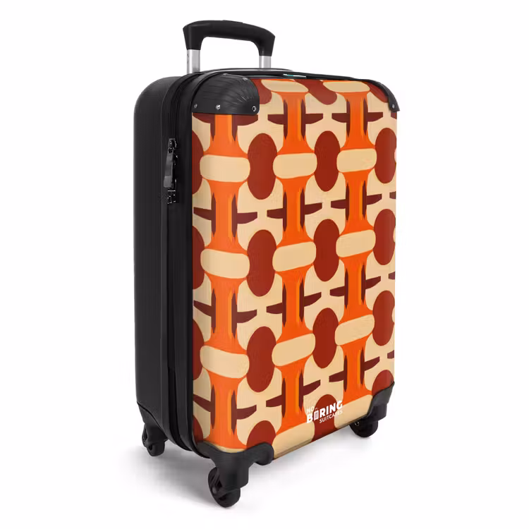 Koffer - Geometrisch - Retro - Orange — 2