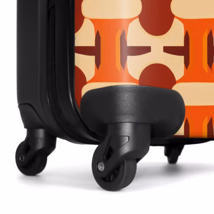 Koffer - Geometrisch - Retro - Orange — 7