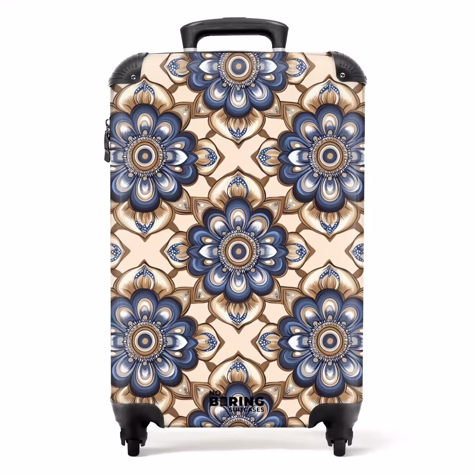 Koffer - Floral - Ornament - Blau — 1
