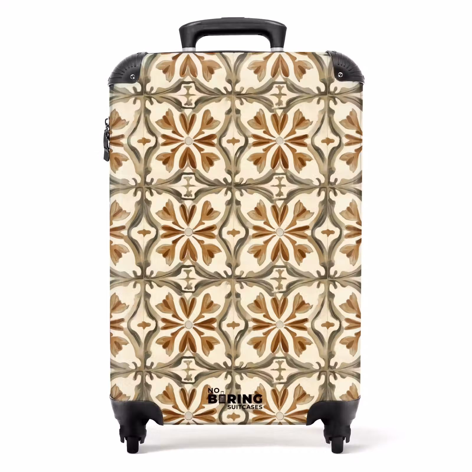 Koffer - Ornamentale Fliesen - Muster - Braun — 1