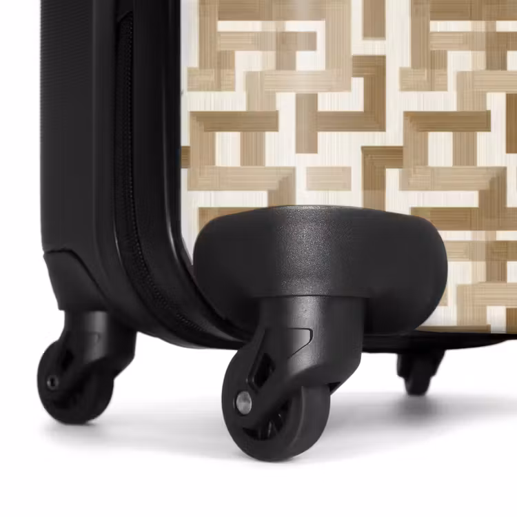 Koffer - Geometrisch - Retro - Braun — 7