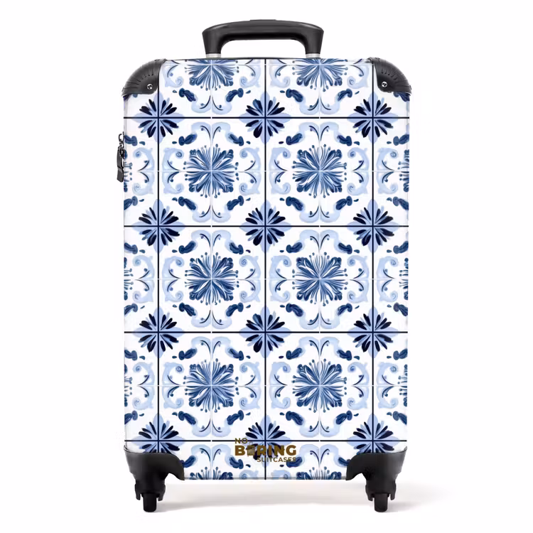 Koffer - Muster - Fliese - Blau — 1