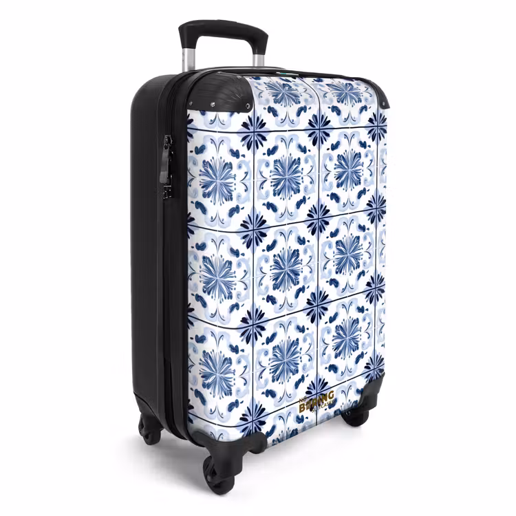Koffer - Muster - Fliese - Blau — 2