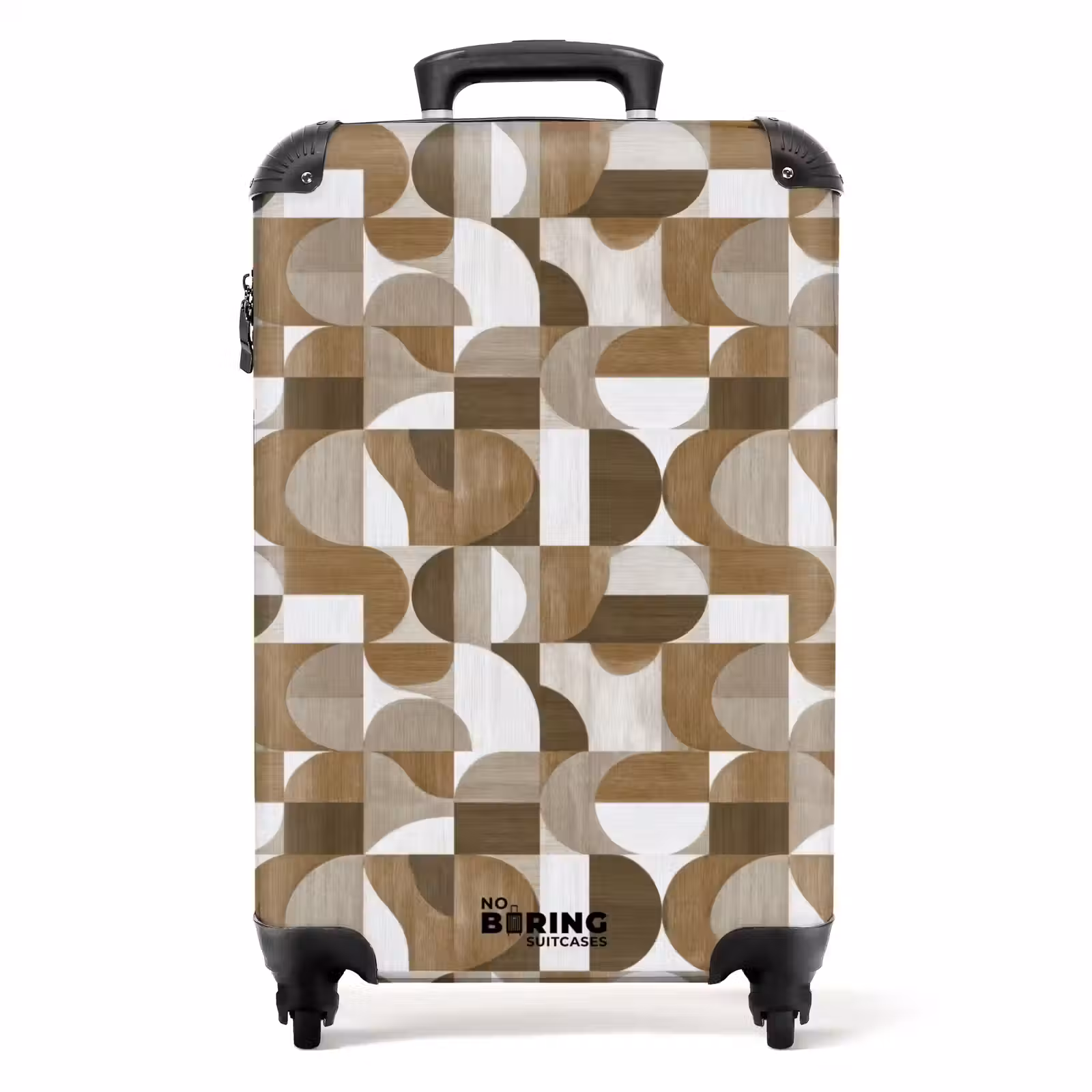Koffer - Abstrakt - Retro - Braun — 1